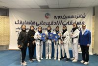 کسب ۴ نشان رنگارنگ مسابقات هانمادانگ کشوری توسط دختران تکواندوکار بوشهری