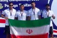 مدال نقره جهان برگردن قایقرانان بوشهری