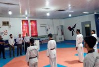 برگزاری آزمون ارتقای کمربند تکواندو در بوشهر