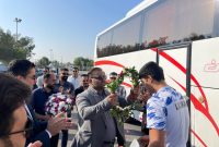 استقبال مدیر کل ورزش و جوانان استان بوشهر از مدال آور آسیایی