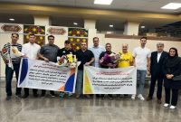 استقبال از اعضای بوشهری تیم ملی والیبال ساحلی