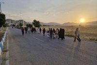 برگزاری همایش پیاده روی خانوادگی در بیضا