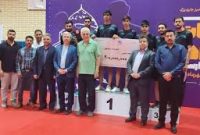 نماینده شیراز قهرمان رقابت‌های تنیس روی میز در لارستان
