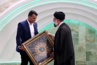 تقدیر از قهرمان کیک بوکسینگ جهان در آباده
