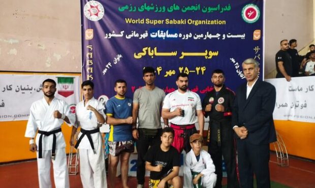 درخشش خوزستانیها در مسابقات رزمی سوپر ساباکی کشور درخشش خوزستانیها در مسابقات رزمی سوپر ساباکی کشور