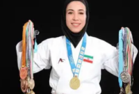 ۴ نشان جهانی بر گردن کاراته کا‌های فارسی