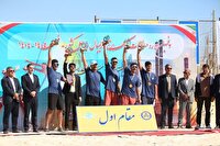 چهارمین قهرمانی متوالی پیکان بندر دیر در لیگ والیبال ساحلی کشور