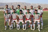 ایرانجوان خورموج با کیت پرچم ایران در بازی رسمی